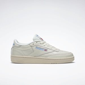 Reebok Club C 85 Vintage Turnschuhe Damen - Weiß/Blau/Rot - DE 132-UON